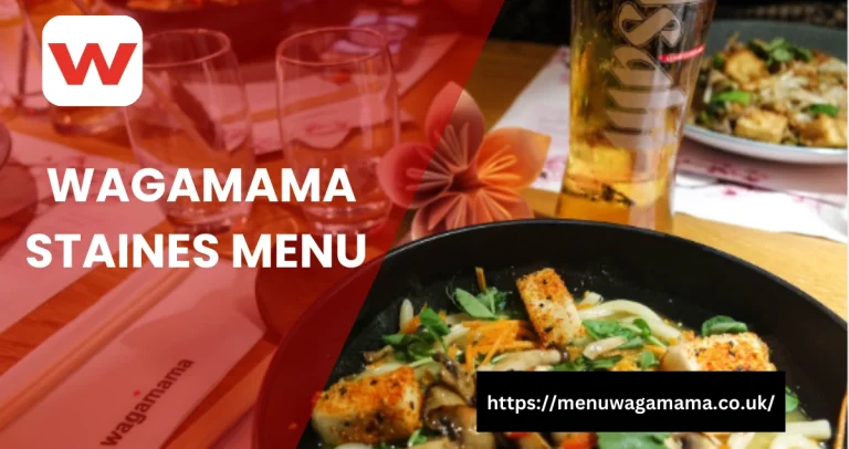 Wagamama Staines Menu