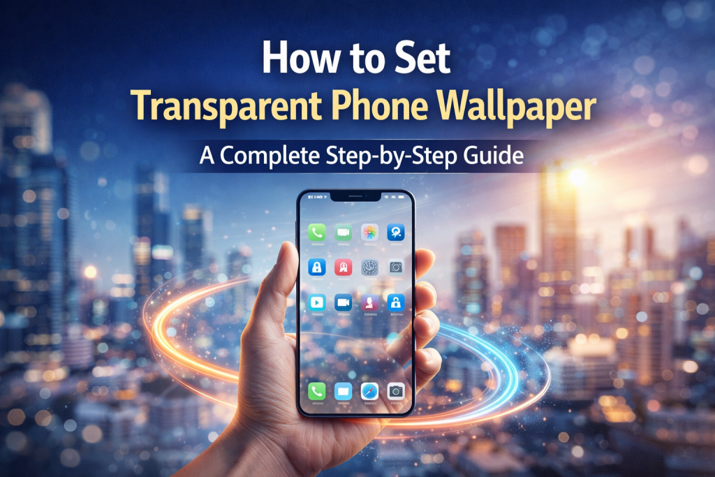 How to Set Transparent Phone Wallpaper 