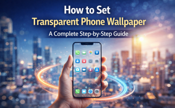How to Set Transparent Phone Wallpaper
